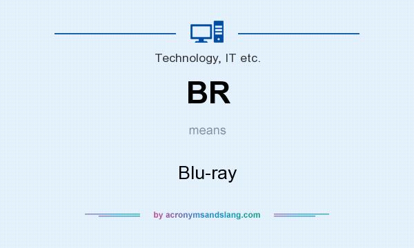 What does BR mean? It stands for Blu-ray