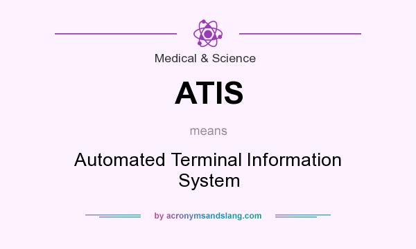 What does ATIS mean? It stands for Automated Terminal Information System