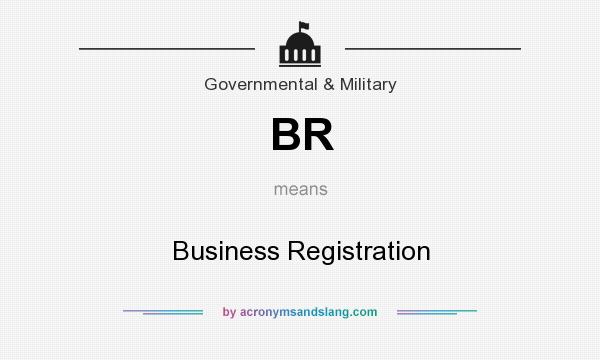 What does BR mean? It stands for Business Registration