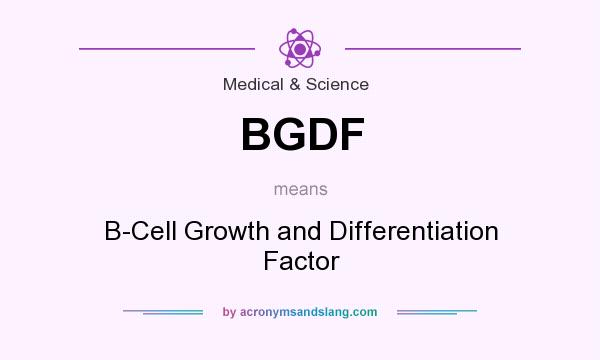 What does BGDF mean? It stands for B-Cell Growth and Differentiation Factor