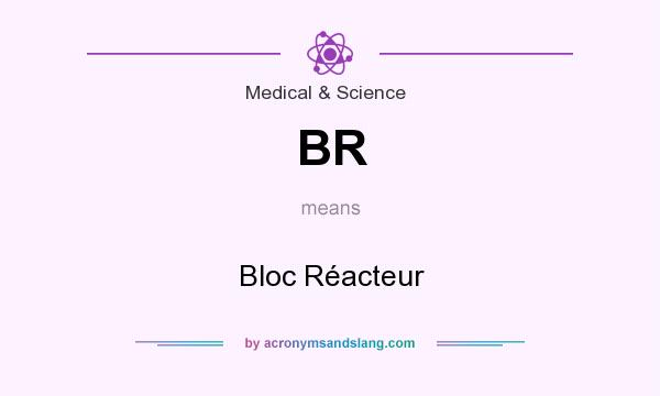 What does BR mean? It stands for Bloc Réacteur
