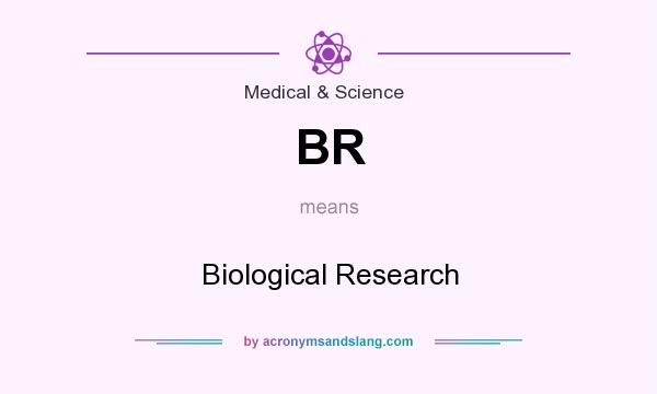 What does BR mean? It stands for Biological Research