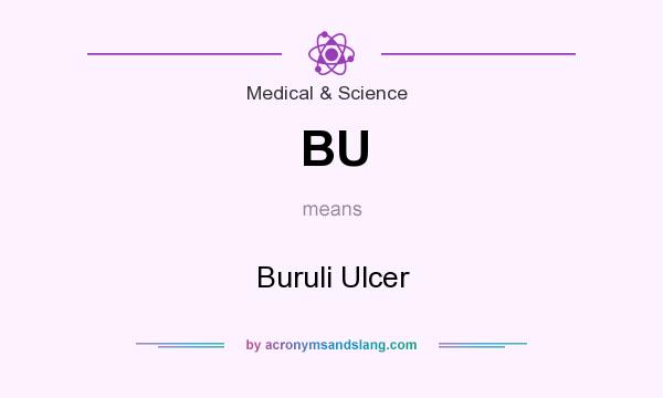 What does BU mean? It stands for Buruli Ulcer