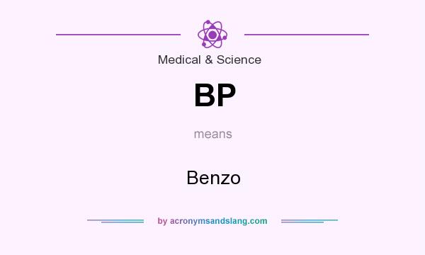 What does BP mean? It stands for Benzo