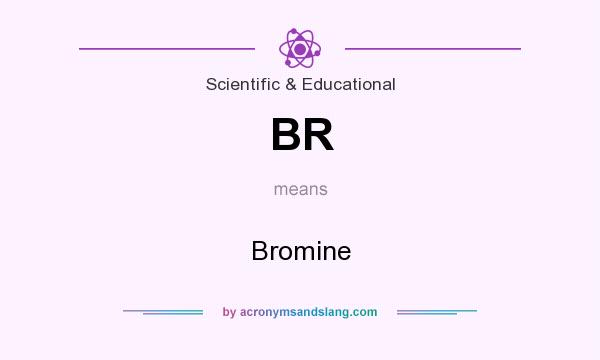What does BR mean? It stands for Bromine