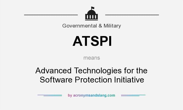 What does ATSPI mean? It stands for Advanced Technologies for the Software Protection Initiative