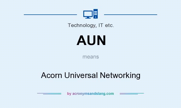 What does AUN mean? It stands for Acorn Universal Networking