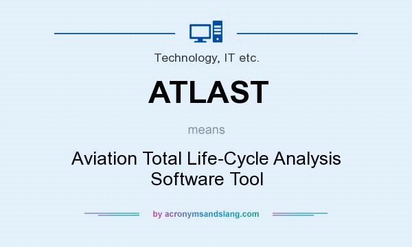 What does ATLAST mean? It stands for Aviation Total Life-Cycle Analysis Software Tool