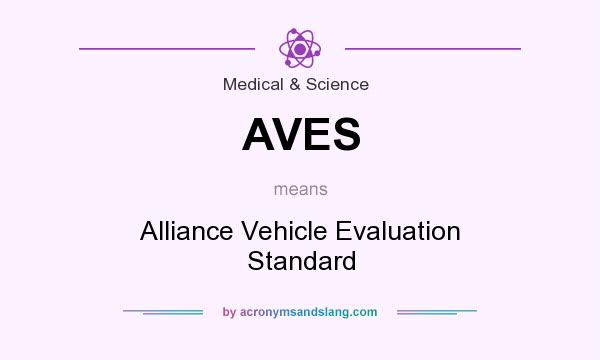 What does AVES mean? It stands for Alliance Vehicle Evaluation Standard