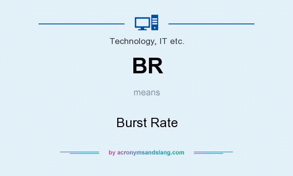 What does BR mean? It stands for Burst Rate