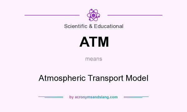 What does ATM mean? It stands for Atmospheric Transport Model