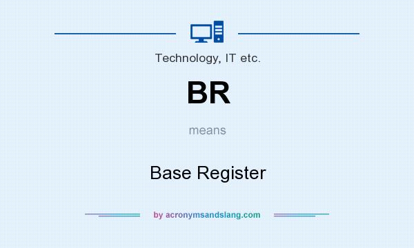 What does BR mean? It stands for Base Register