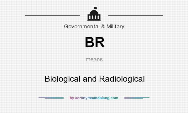 What does BR mean? It stands for Biological and Radiological