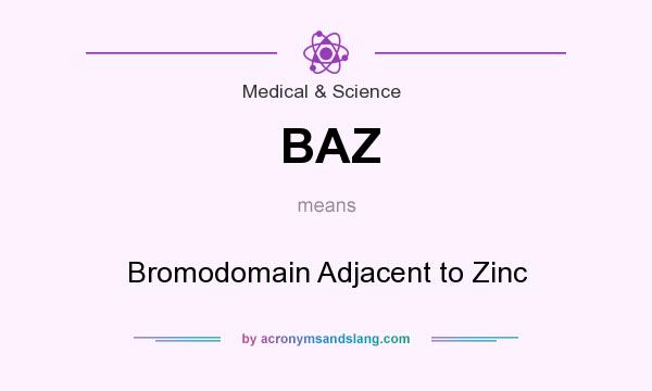 What does BAZ mean? It stands for Bromodomain Adjacent to Zinc