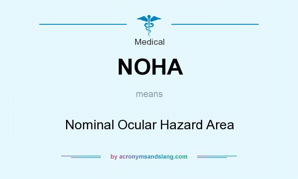 What does NOHA mean? It stands for Nominal Ocular Hazard Area