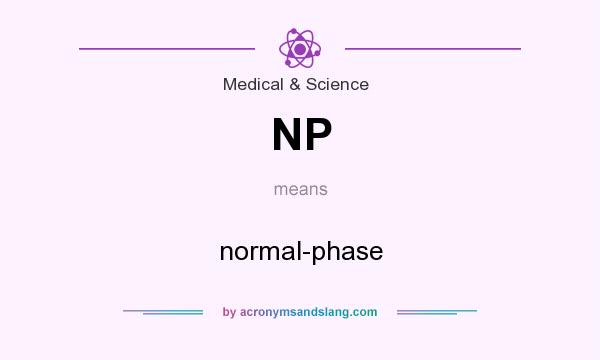 What does NP mean? It stands for normal-phase