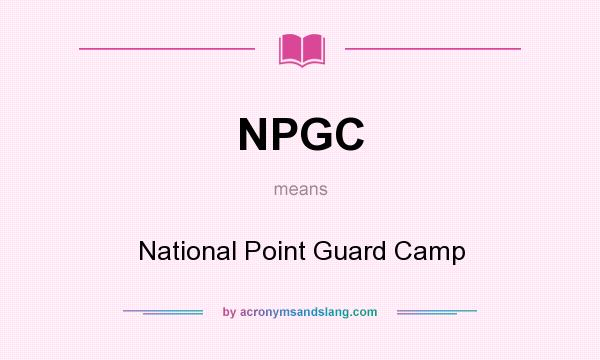 What does NPGC mean? It stands for National Point Guard Camp