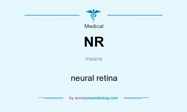What does NR mean? It stands for neural retina