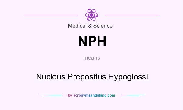 What does NPH mean? It stands for Nucleus Prepositus Hypoglossi