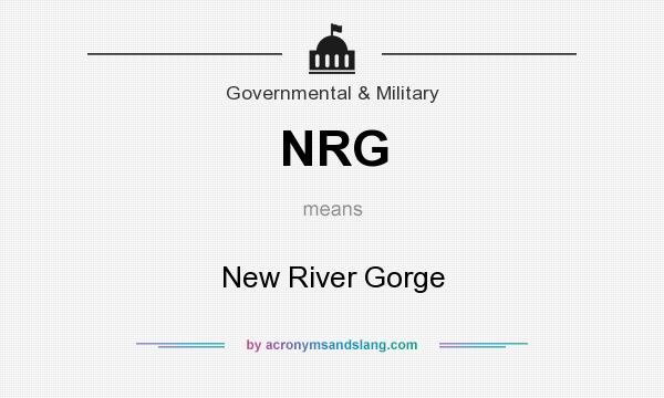 What does NRG mean? It stands for New River Gorge