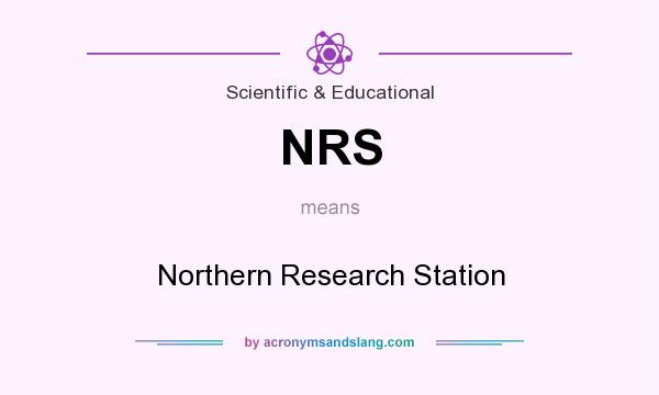 What does NRS mean? It stands for Northern Research Station