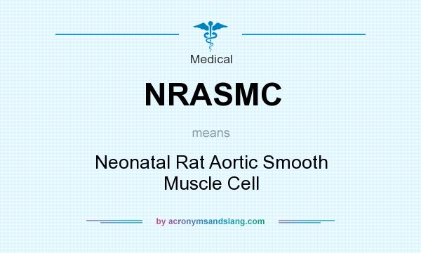 What does NRASMC mean? It stands for Neonatal Rat Aortic Smooth Muscle Cell