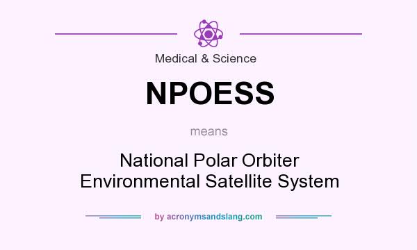 What does NPOESS mean? It stands for National Polar Orbiter Environmental Satellite System