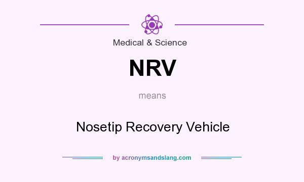 What does NRV mean? It stands for Nosetip Recovery Vehicle