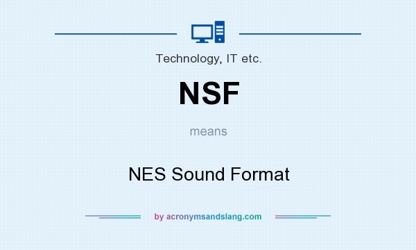 What does NSF mean? It stands for NES Sound Format