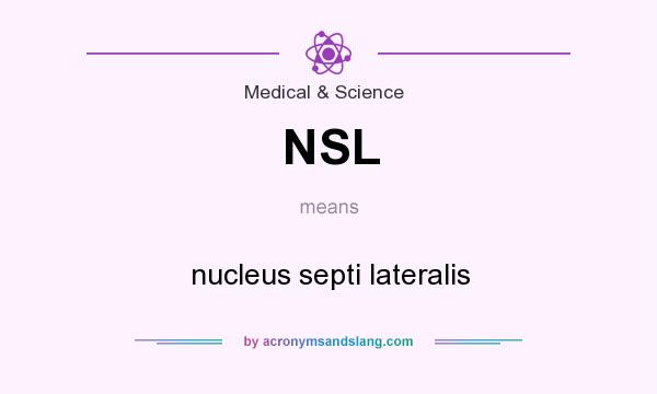 What does NSL mean? It stands for nucleus septi lateralis