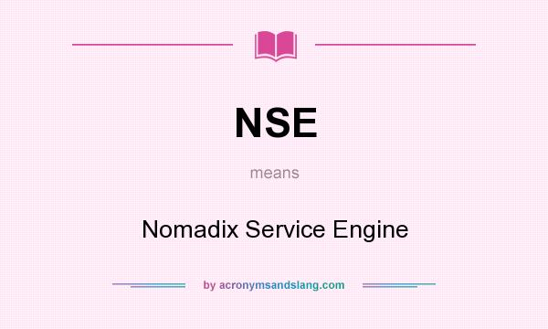 What does NSE mean? It stands for Nomadix Service Engine