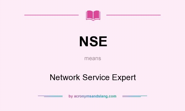 What does NSE mean? It stands for Network Service Expert