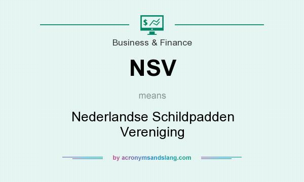 What does NSV mean? It stands for Nederlandse Schildpadden Vereniging