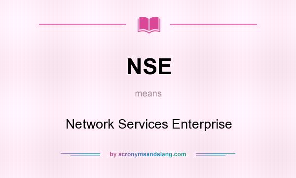 What does NSE mean? It stands for Network Services Enterprise