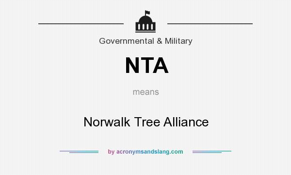 What does NTA mean? It stands for Norwalk Tree Alliance