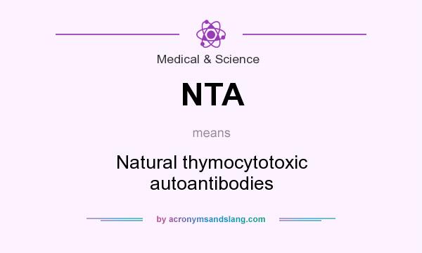 What does NTA mean? It stands for Natural thymocytotoxic autoantibodies