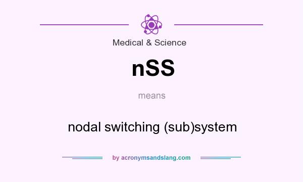 What does nSS mean? It stands for nodal switching (sub)system