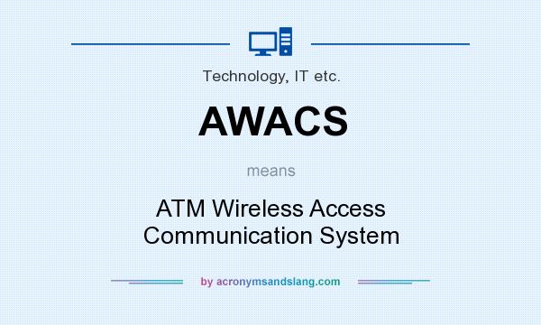 What does AWACS mean? It stands for ATM Wireless Access Communication System