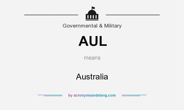 What does AUL mean? It stands for Australia