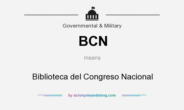 What does BCN mean? It stands for Biblioteca del Congreso Nacional