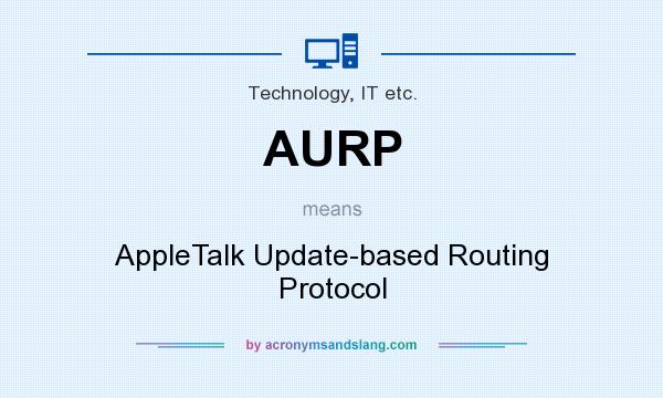 What does AURP mean? It stands for AppleTalk Update-based Routing Protocol