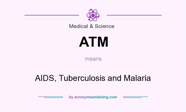 What does ATM mean? It stands for AIDS, Tuberculosis and Malaria