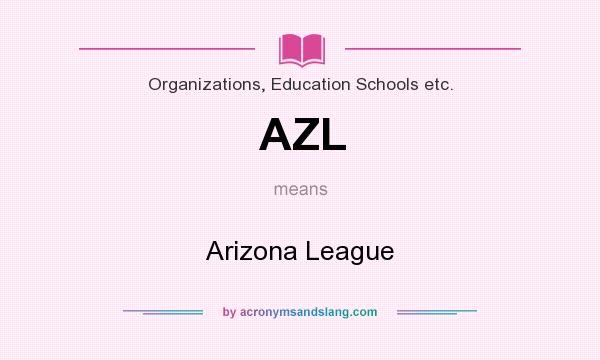 What does AZL mean? It stands for Arizona League