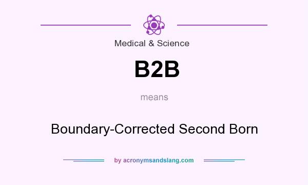 What does B2B mean? It stands for Boundary-Corrected Second Born