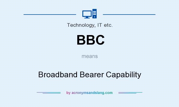 What does BBC mean? It stands for Broadband Bearer Capability