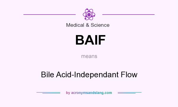 What does BAIF mean? It stands for Bile Acid-Independant Flow