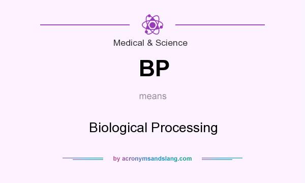 What does BP mean? It stands for Biological Processing