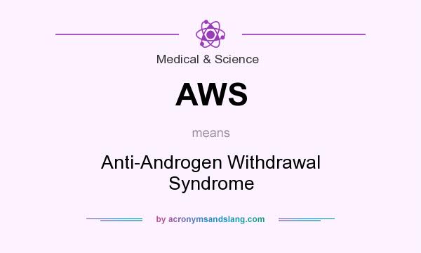 What does AWS mean? It stands for Anti-Androgen Withdrawal Syndrome