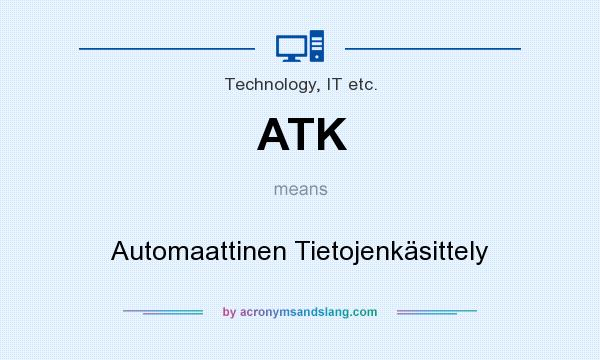 What does ATK mean? It stands for Automaattinen Tietojenkäsittely