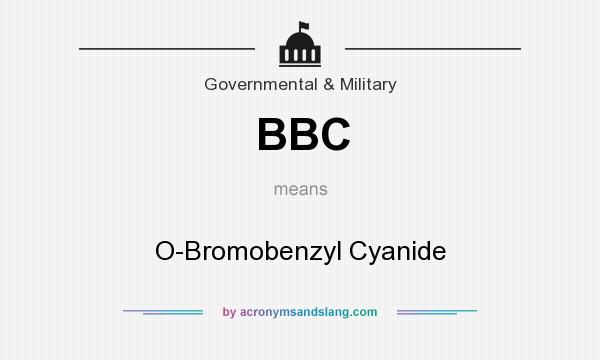 What does BBC mean? It stands for O-Bromobenzyl Cyanide